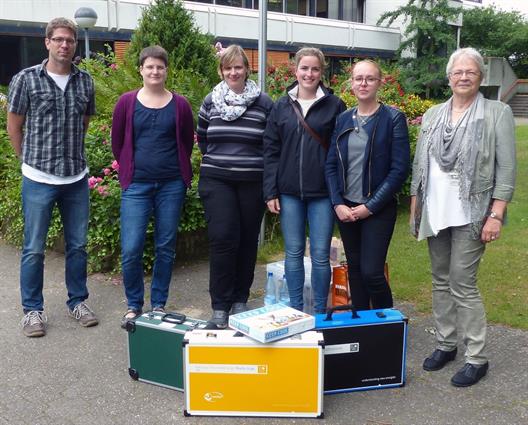 Aktion mobiles Schülerlabor zu den Themen Energiewandel und Klimaschutz in Warendorf